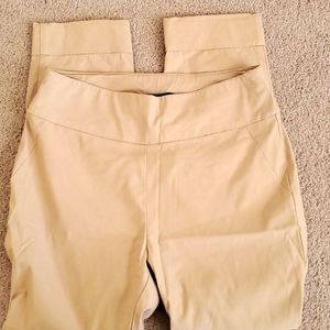NY&CO khaki pull on ankle pants